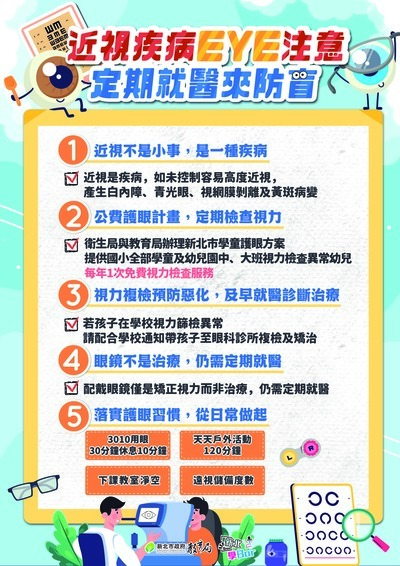 【轉知】新北市政府教育局-視力保健宣導圖圖片